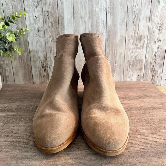 Michael Kors Suede Buckle Boots - Picture 4 of 5